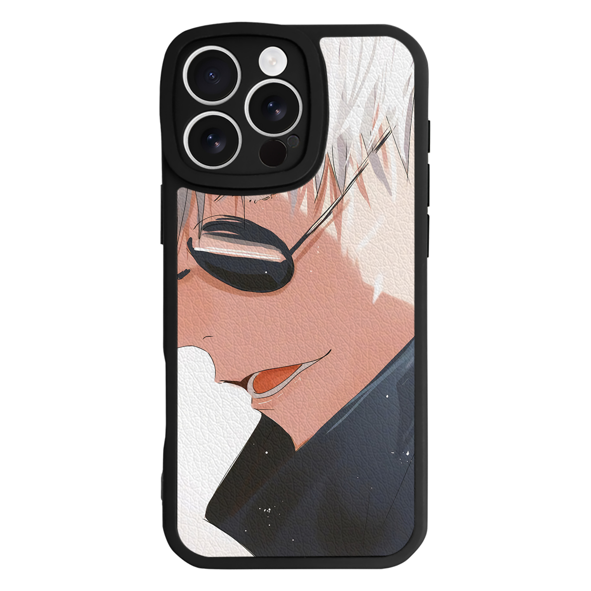 （画像用） 呪術廻戦 Jujutsu Kaisen 【iPhone 16シリーズ対応】シリコンスマホケース（レザー調） 材質：シリコン